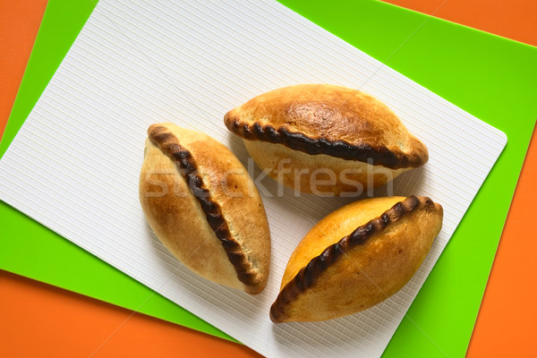 Borsikafű sütemények hagyományos pörkölt hús népszerű Stock fotó © ildi