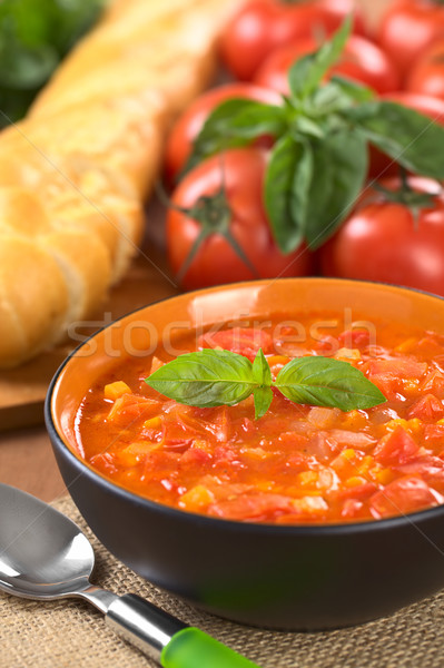 Chunky Tomato Soup Stock photo © ildi