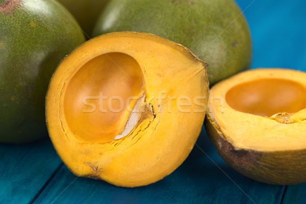 Peruvian Fruit Called Lucuma Stock photo © ildi