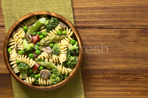 Pasta Primavera Stock photo © ildi