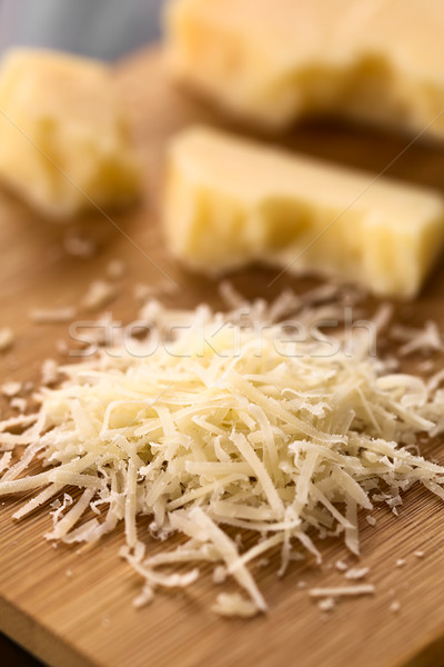 Grated Parmesan-like Hard Cheese Stock photo © ildi