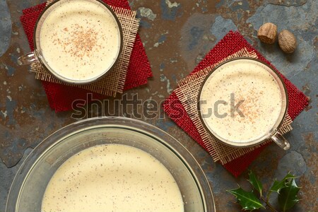 Gałka muszkatołowa górę cookie strona naturalne światło Zdjęcia stock © ildi