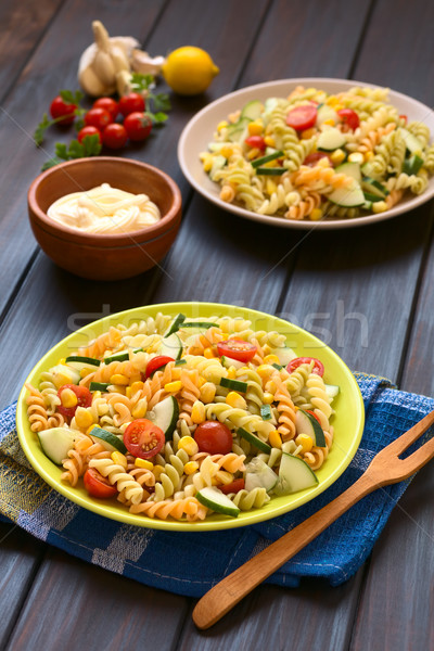 Vegetarian Pasta Salad Stock photo © ildi