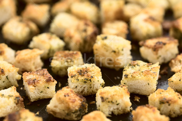 Freshly Baked Croutons Stock photo © ildi