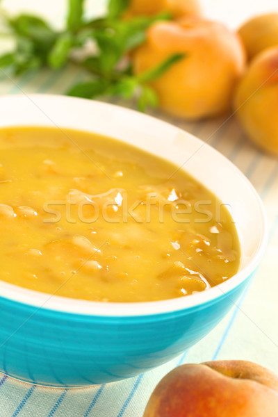 Stock photo: Cold Peach Soup