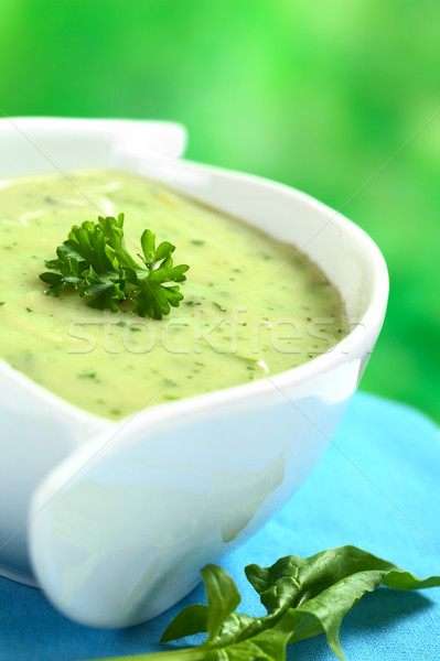 Spinach Cream Soup Stock photo © ildi
