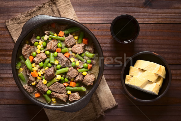 Ragoût de boeuf soupe légumes coloré été carotte [[stock_photo]] © ildi