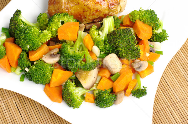 Stock photo: Fried Vegetables