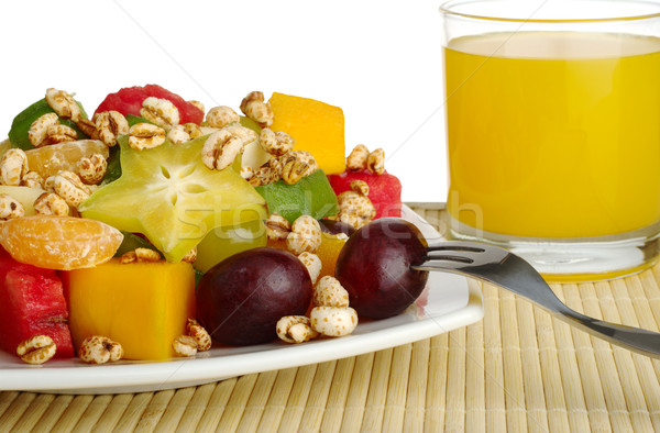 Stock photo: Fruit Salad with Cereal