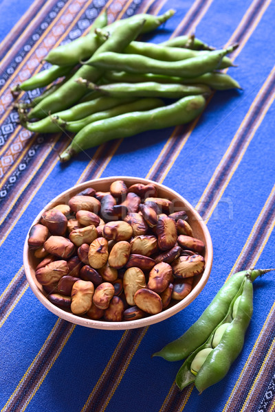 Roasted Broad Beans Stock photo © ildi