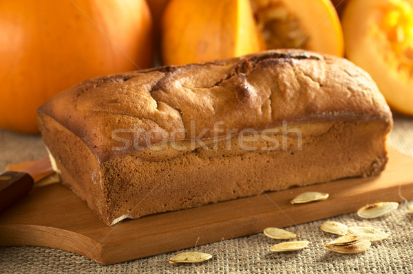 Fresh Baked Pumpkin Bread Stock photo © ildi