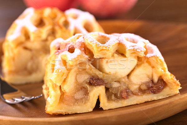 Stock photo: Apple Strudel with Raisins