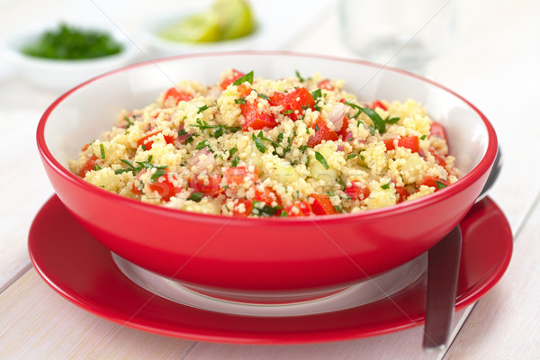 Fresh Homemade Tabbouleh, an Arabian Salad with Couscous Stock photo © ildi