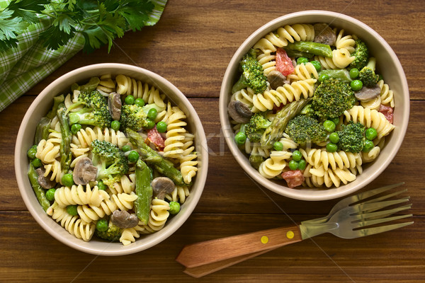 Pasta Primavera Stock photo © ildi