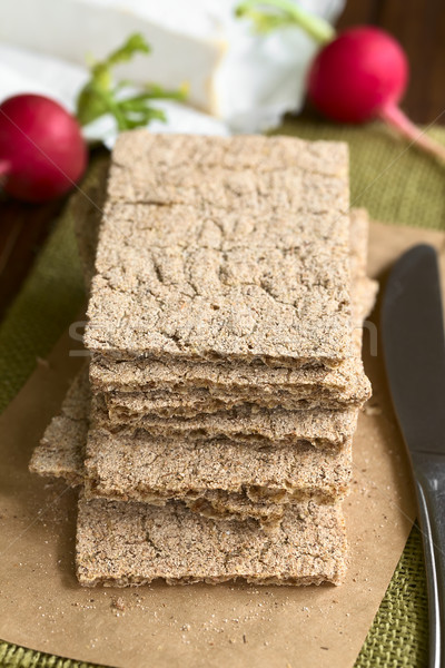 Wholemeal Rye Crispbread Stock photo © ildi