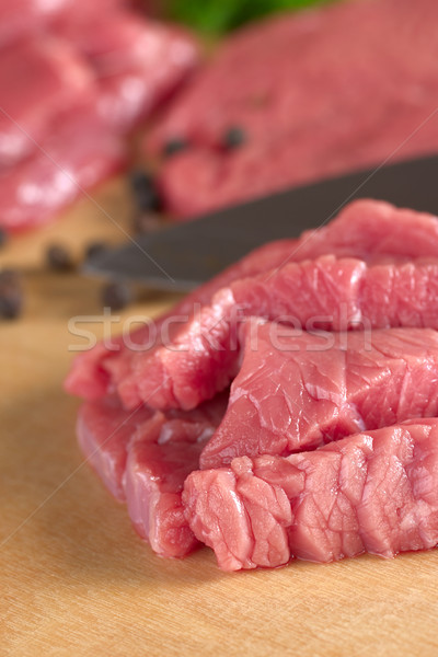 Fresh Raw Beef Meat Stock photo © ildi