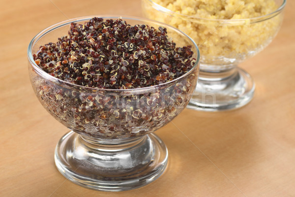 Cooked Red and White Quinoa Stock photo © ildi