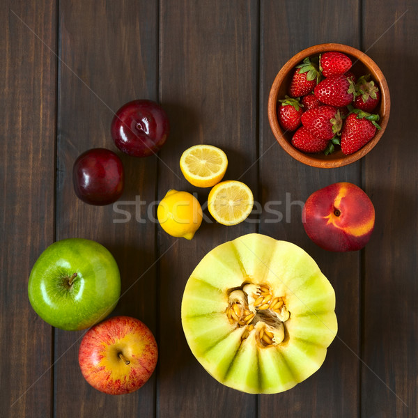 Variety of Fresh Fruits Stock photo © ildi