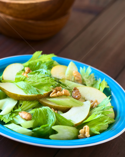 Celery, Pear and Walnut Salad Stock photo © ildi