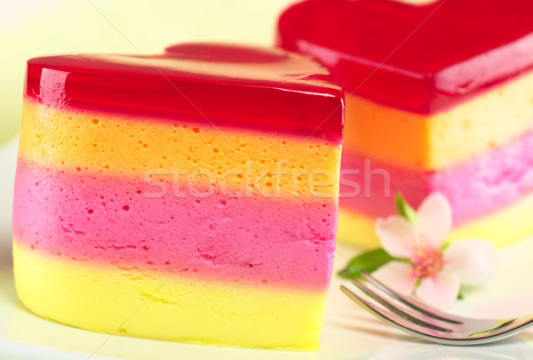 Heart-Shaped Cakes Called Torta Helada Stock photo © ildi