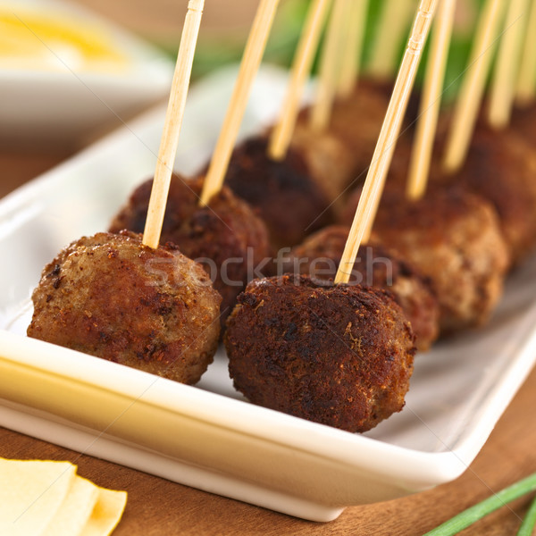 Meatball Appetizers Stock photo © ildi