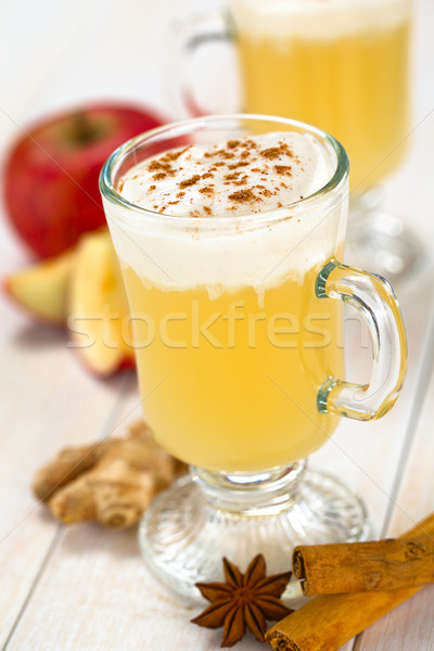 яблоко домашний горячей яблочный сок имбирь анис Сток-фото © ildi