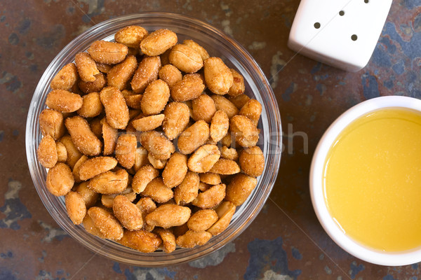 Peanuts with Honey and Salt Stock photo © ildi