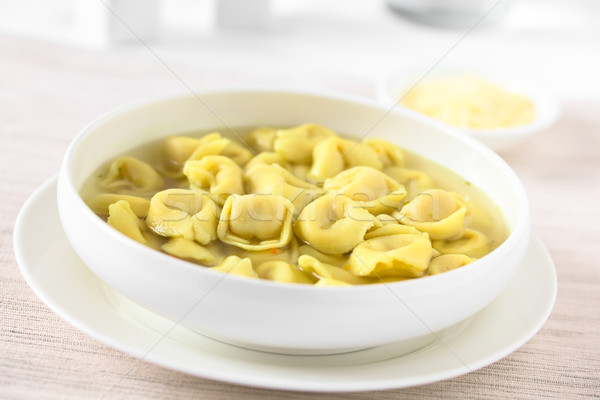 Italian Tortellini in Brodo Soup Stock photo © ildi