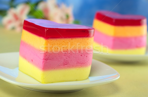 Heart-Shaped Cakes Called Torta Helada Stock photo © ildi