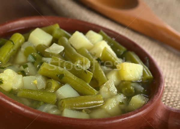 Green Bean and Potato Hotpot Stock photo © ildi
