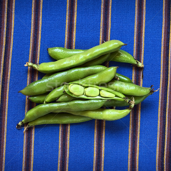 Fresh Raw Fava Beans Stock photo © ildi