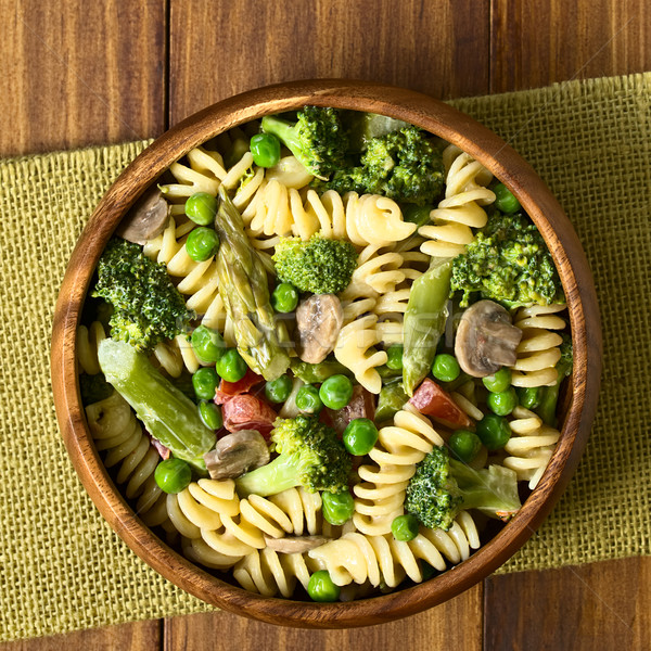 Pasta Primavera Stock photo © ildi