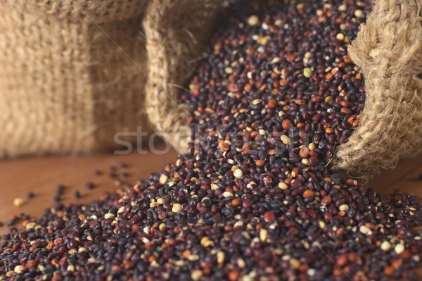 Raw Red Quinoa Grains Stock photo © ildi
