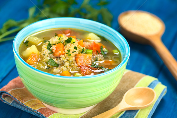 Vegetarian Quinoa Soup  Stock photo © ildi
