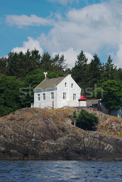 Light House on Cliff Stock photo © ildi