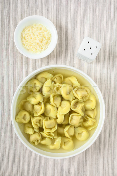 Italian Tortellini in Brodo Soup Stock photo © ildi