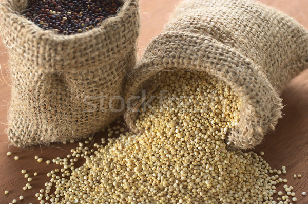 Raw White Quinoa Grains Stock photo © ildi