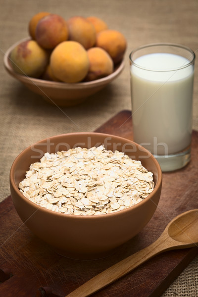 Rolled Oats and Milk Stock photo © ildi