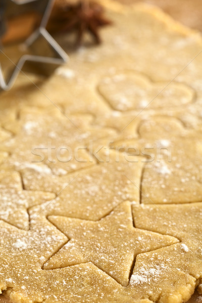 Navidad formas cookie atención selectiva Foto stock © ildi