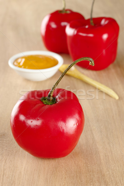 Peruvian Hot Pepper Called Rocoto Stock photo © ildi