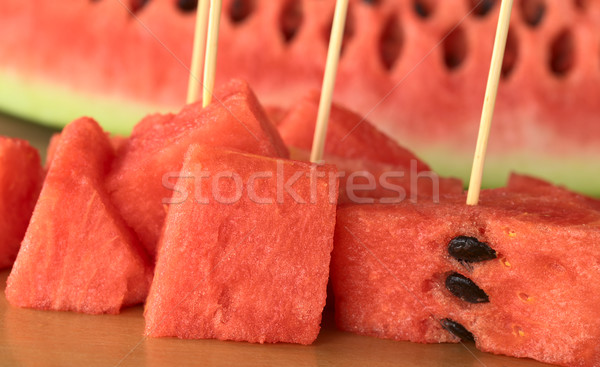 Watermelon Pieces Stock photo © ildi