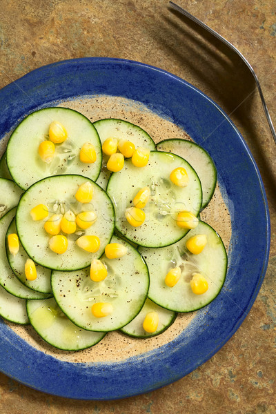 Cucumber and Corn Salad Stock photo © ildi