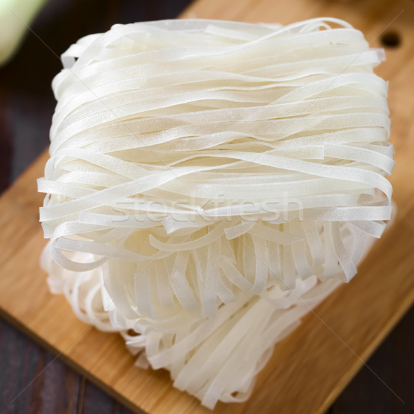 Raw Rice Noodles Stock photo © ildi