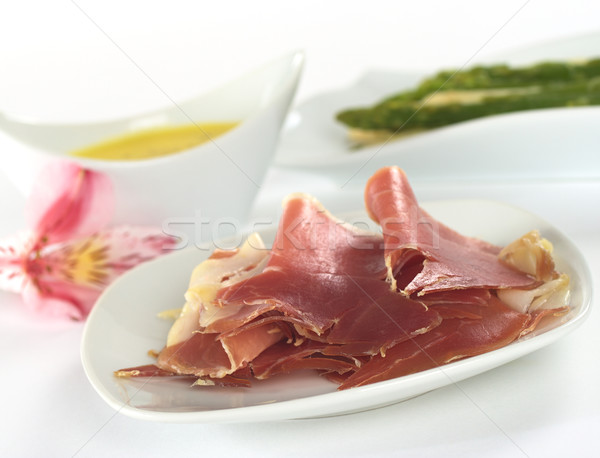 Ham Slices Stock photo © ildi