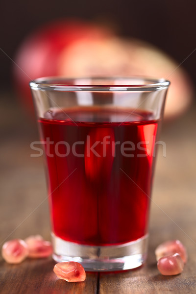 Sirop coup verre grenade semences côté [[stock_photo]] © ildi