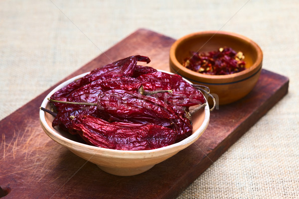 Dried Red Aji Chili Pepper Stock photo © ildi