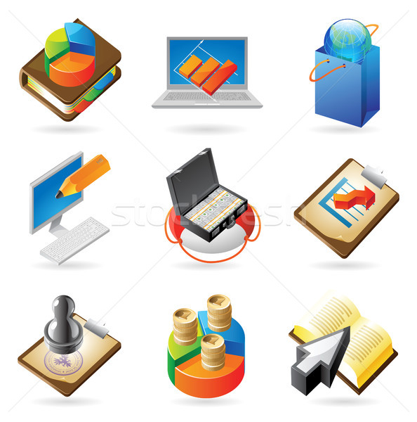 Icon concepts for business Stock photo © ildogesto