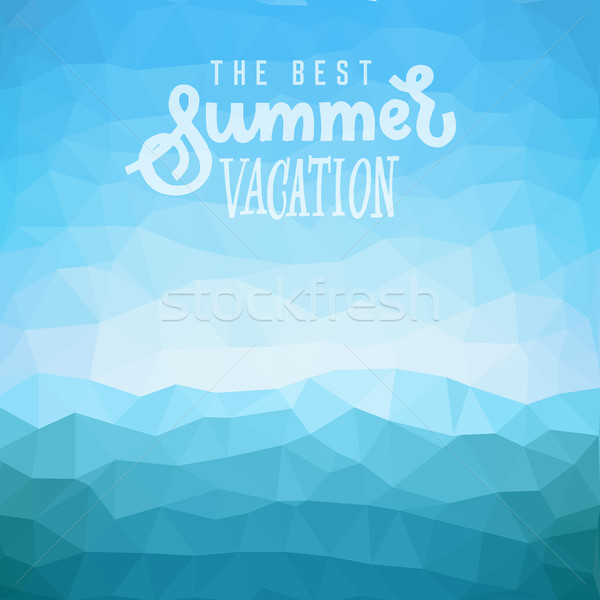 Stock photo: Summer holiday tropical beach background