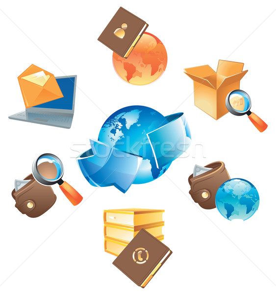 Concepts for information and business Stock photo © ildogesto