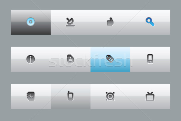 Interface buttons Stock photo © ildogesto